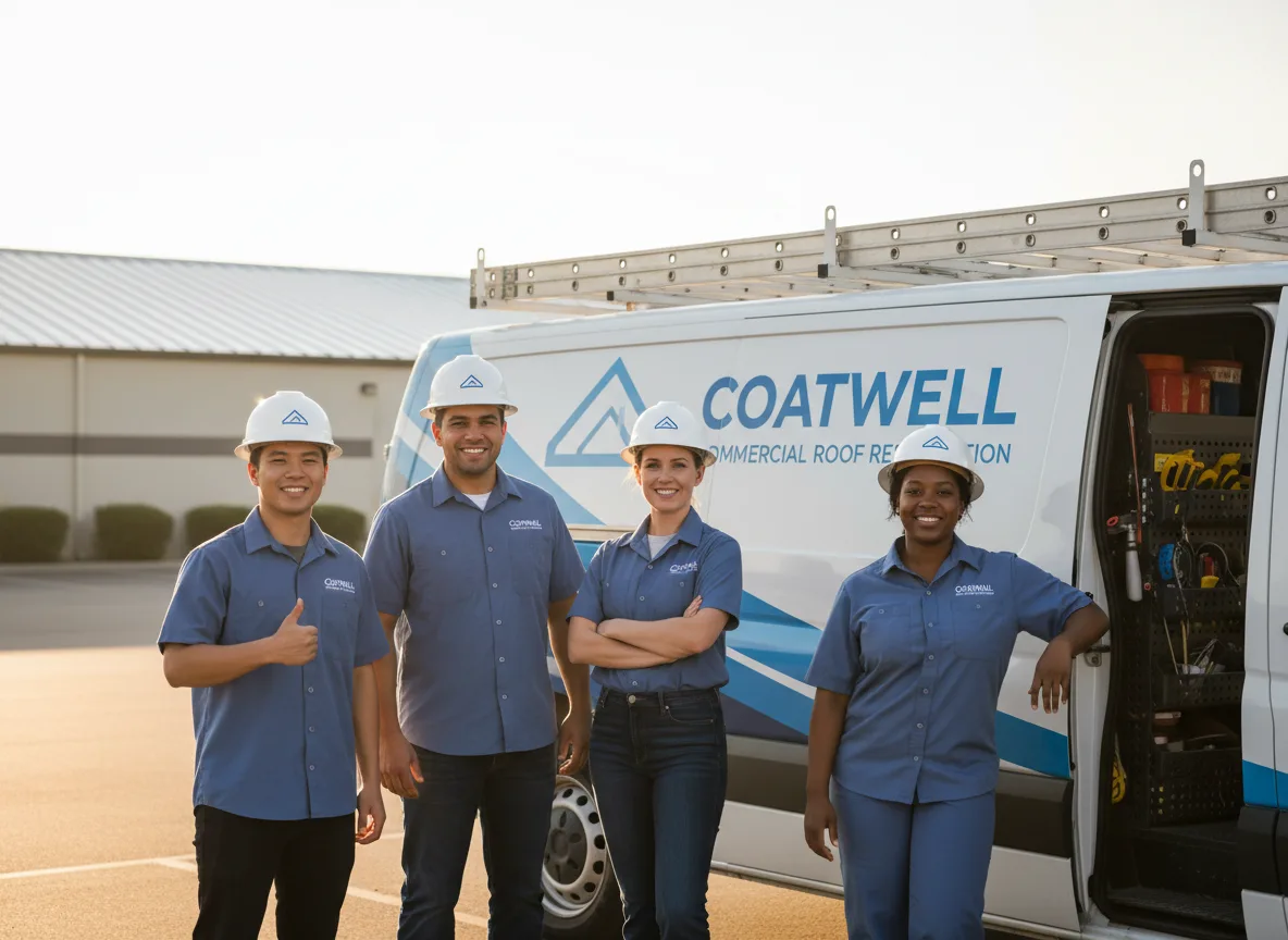 Commercial roof coating company in Thorp, WA